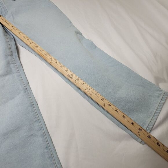NEW 32 MADEWELL MID RISE PERFECT VINTAGE JEANS straight leg MAGIC POCKETS NWT - Picture 4 of 16